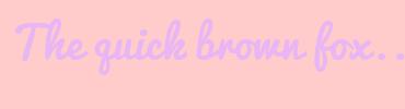Image with Font Color E8B5F5 and Background Color FFCCCB